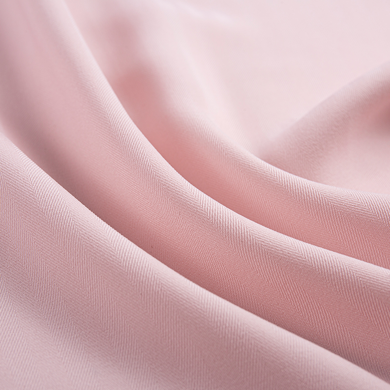 Schuss-Stretch-Fischgräten-Twill-Stoff