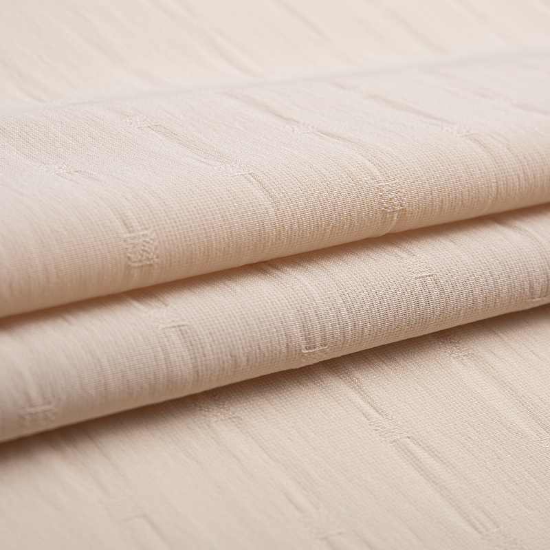 Filament-Stoff mit Crinkle-Streifen